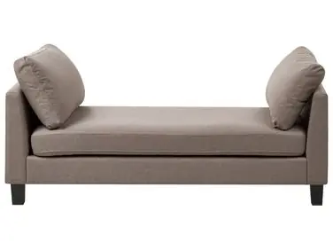 Chaise longue ARCHIANE Tela Gris pardo - Sala de estar