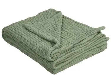 Bedspread CHAGYL Cotton 220 x 240 cm Green - Home Accessories