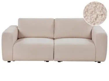 Sofá modular 2 plazas KIVVIK Beige Bouclé - Sala de estar