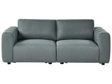 Sofá modular 2 plazas KIVVIK Verde Bouclé - Sala de estar