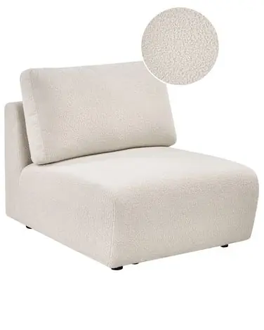 1-Seat Section KIVVIK Off-White Boucle