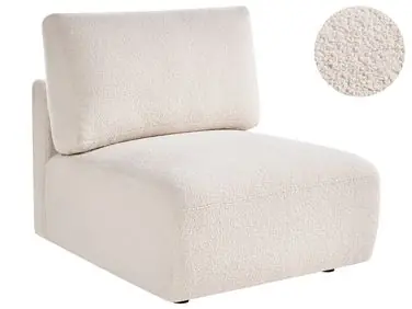 1-Seat Section MESNALI Off-White Boucle