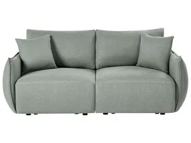 Sofá modular 2 plazas MESNALI Verde Tela - Sala de estar