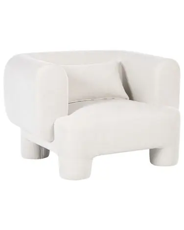 Armchair HOGBO Fabric White - Living Room