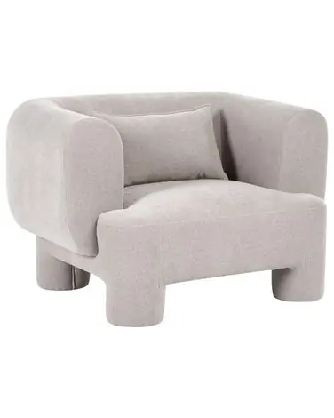 Armchair HOGBO Fabric Beige - Living Room