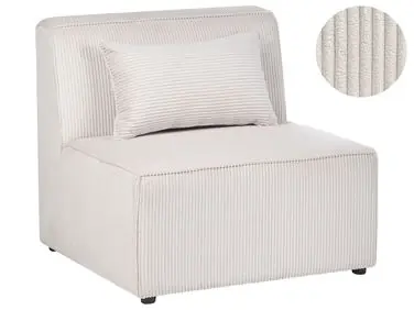 1-Seat Section LEMVIG Beige Corduroy