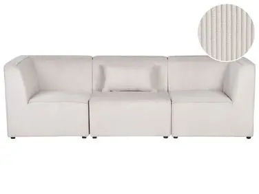 Sofá modular 3 plazas LEMVIG Beige Pana - Sala de estar