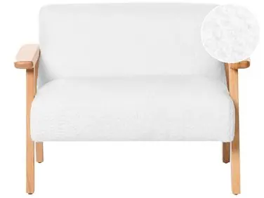 Sofá infantil LALMO Bouclé Blanco - Sala de estar