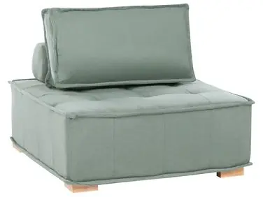 Chair Module TIBRO Fabric Light Green - Living Room