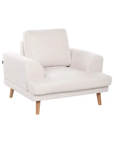 Armchair KILDAL Fabric Light Beige - Living Room