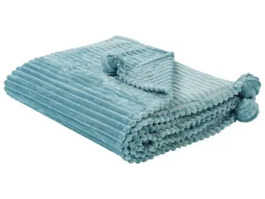 Blanket KAWERI 150 x 200 cm Light Green - Home Accessories