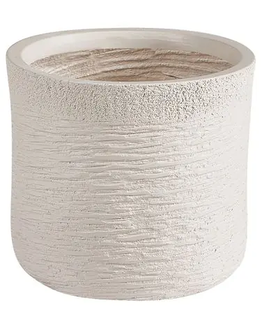 Plant Pot SAMOS 26 cm Light Beige - Garden & Balcony