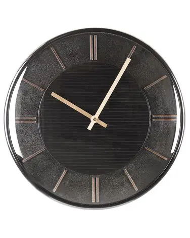 Reloj de pared DAROCA 34 cm Negro - Accesorios decorativos