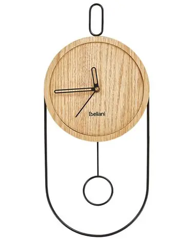 Reloj de pared SIERRE 20 cm Marrón claro - Accesorios decorativos