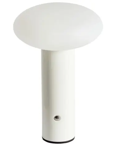 Wireless LED Table Lamp BUAYAN with Dimmer Metal White - Home Accessories