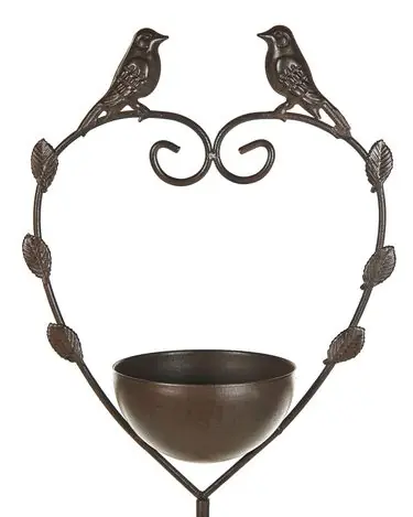 Bebedero para pájaros SPARROW Marrón - Jardín y balcón