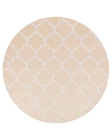 Alfombra de exterior MOSORE Beige ø 120 cm - Accesorios decorativos