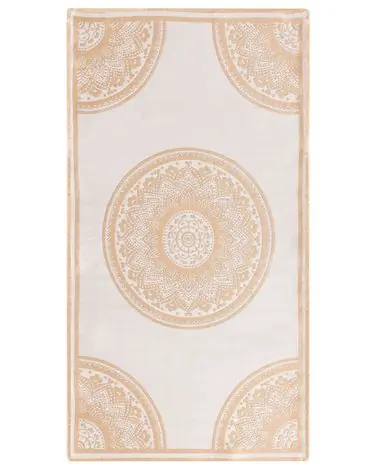 Alfombra de exterior HUBLI Beige 80 x 150 cm - Accesorios decorativos
