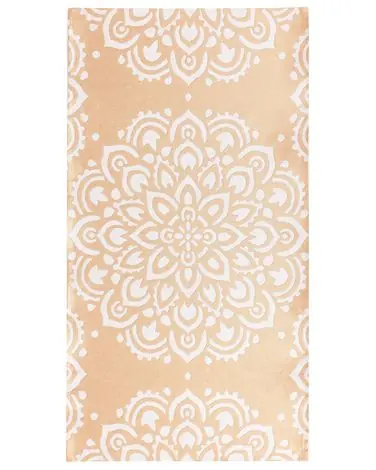 Alfombra de exterior KARWAR Beige 80 x 150 cm - Accesorios decorativos
