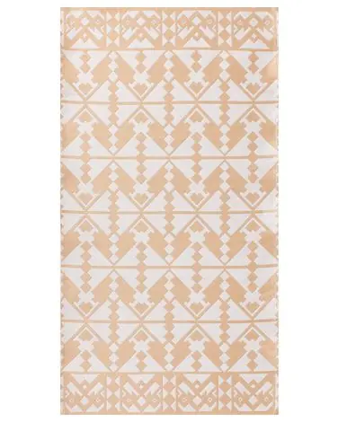 Alfombra de exterior BALASORE Beige 80 x 150 cm - Accesorios decorativos