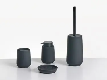 4-Piece Bathroom Accessories Set SUCHES Black