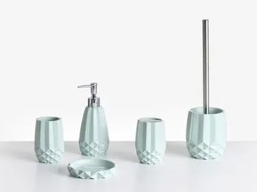 5-Piece Bathroom Accessories Set SAMIRIA Mint Green