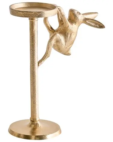Candle Holder KOSOR Metal 25 cm Gold - Home Accessories