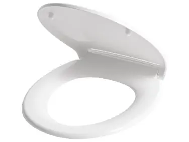 Asiento para inodoro PAPURI Cierre suave Duroplast Blanco - Baño