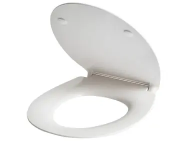 Asiento para inodoro PUTUMAYO Estrecho Cierre suave Duroplast Blanco - Baño