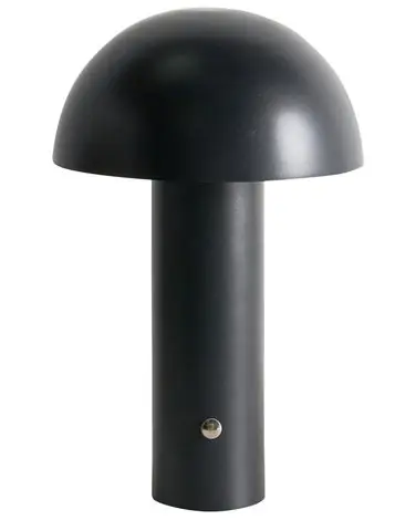 Wireless LED Table Lamp BOJO with Dimmer Metal Black - Home Accessories