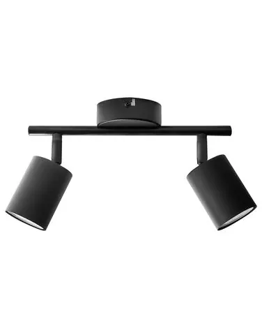 2 Light Spotlight NYANDO Metal Black - Home Accessories