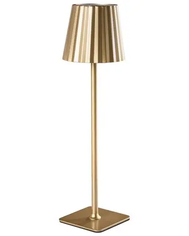 Wireless LED Table Lamp ABARO with Dimmer Metal Gold - Home Accessories