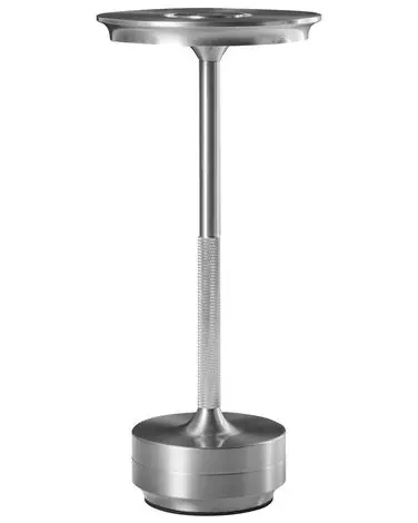 Wireless LED Table Lamp MAGO with Dimmer Metal Silver - Home Accessories