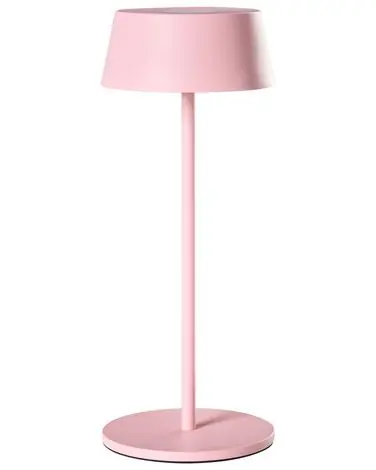 Wireless LED Table Lamp GUDER with Dimmer Metal Pink - Home Accessories