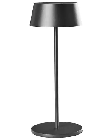 Wireless LED Table Lamp GUDER with Dimmer Metal Black - Home Accessories