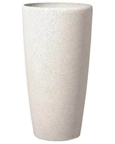 Plant Pot ABDERA 39 cm Light Beige - Garden & Balcony