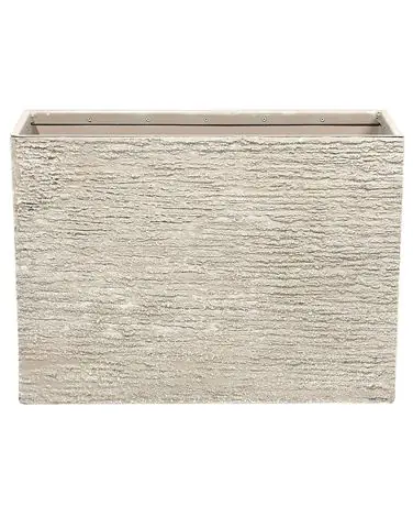 Plant Pot EDESSA 70 cm Light Beige - Garden & Balcony