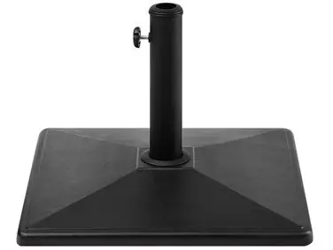 Base para sombrilla CERVO Negro Cuadrada 20 kg - Jardín y balcón