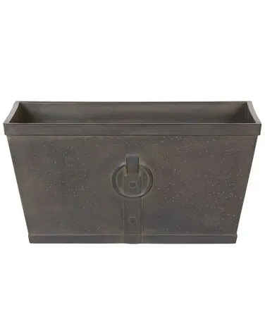 Plant Pot PORIA 60 cm Brown - Garden & Balcony
