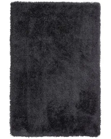 Alfombra de pelo largo CIDE Negro 140 x 200 cm - Accesorios decorativos