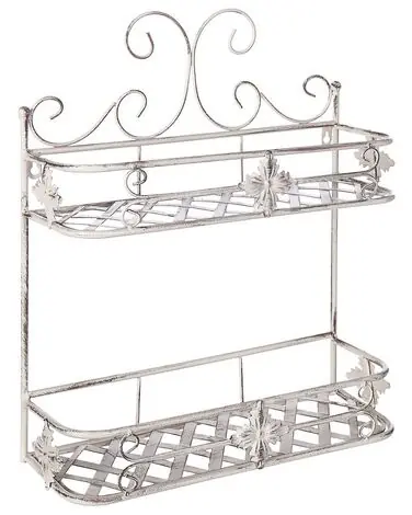 Wall Shelf MARAYES Metal White - Bathroom