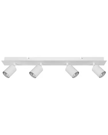 4 Light Spotlight TIGRIS White Metal Adjustable - Home Accessories