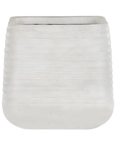 Plant Pot PARIKIA 50 cm Off-White