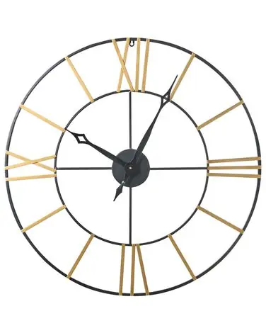 Reloj de pared VALSOT 80 cm Metal Dorado - Accesorios decorativos