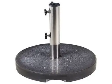 Base para sombrilla CEGGIA Negro Redonda 25 kg - Jardín y balcón