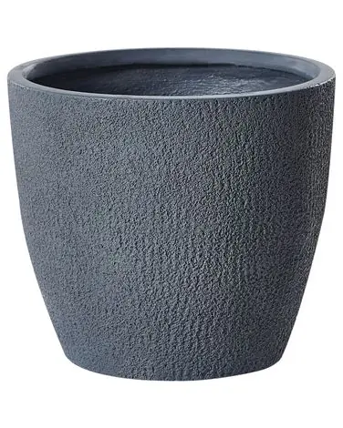 Plant Pot KANNIA 36 cm Light Grey - Garden & Balcony