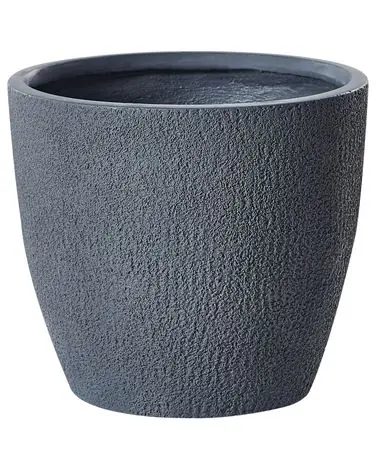 Plant Pot KANNIA 46 cm Light Grey - Garden & Balcony