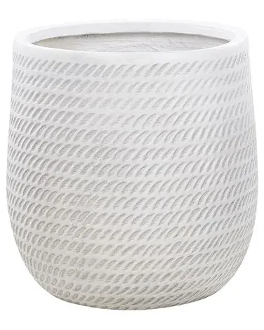 Plant Pot LIVADIA 39 cm Off-White