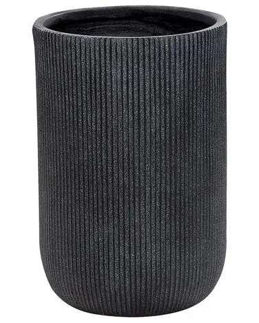Plant Pot EANTIO 37 cm Black - Garden & Balcony