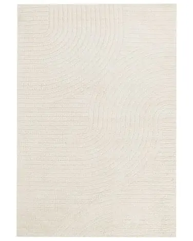 Alfombra DAGARI Beige 160 x 230 cm Lana - Accesorios decorativos